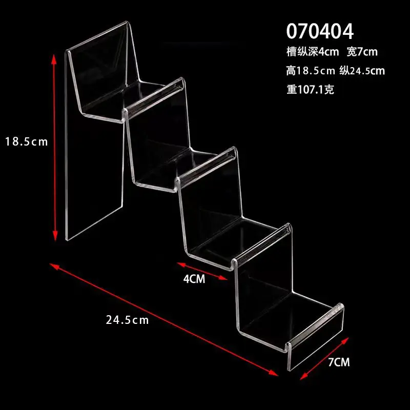 Multi-layer Transparent Acrylic Wallet Display Shelf for Women - Image 6