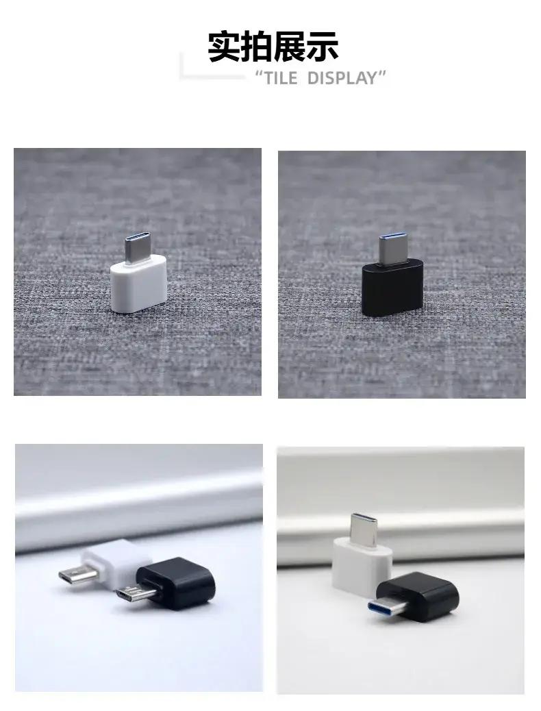 Android Otg Adapter USB 2.0 Micro Type C Black — feature 11