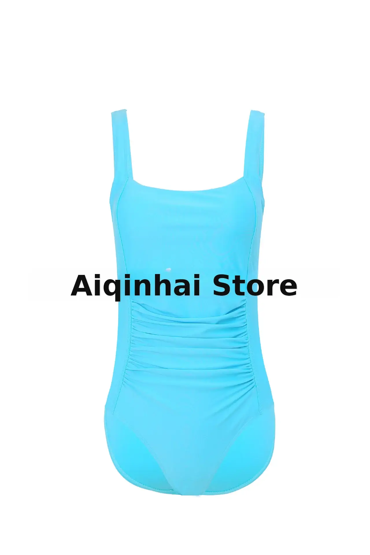 Plus Size Black One-Piece Swimsuit Fat Ready Stock Wholesale — feature 11