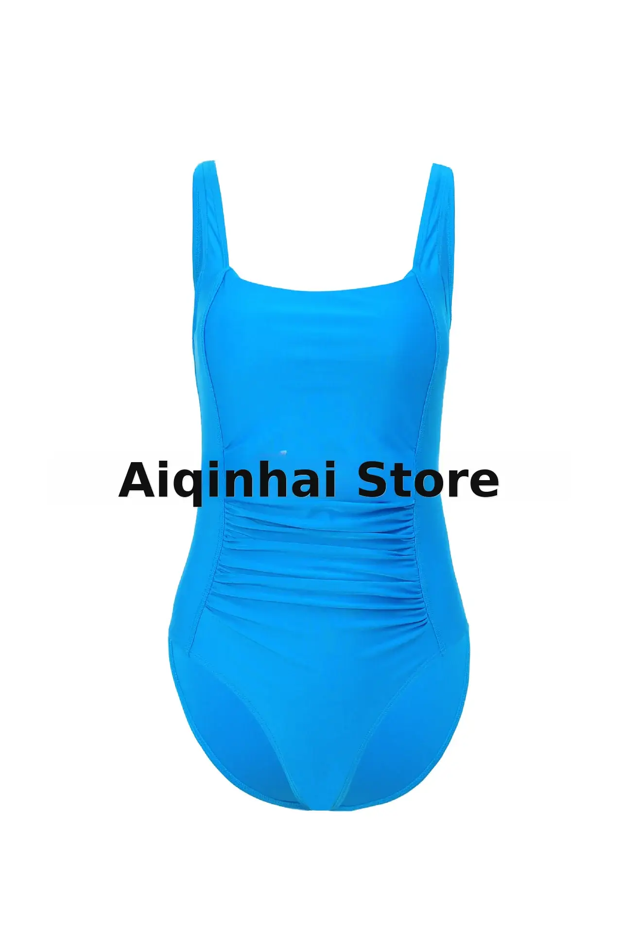 Plus Size Black One-Piece Swimsuit Fat Ready Stock Wholesale — feature 13