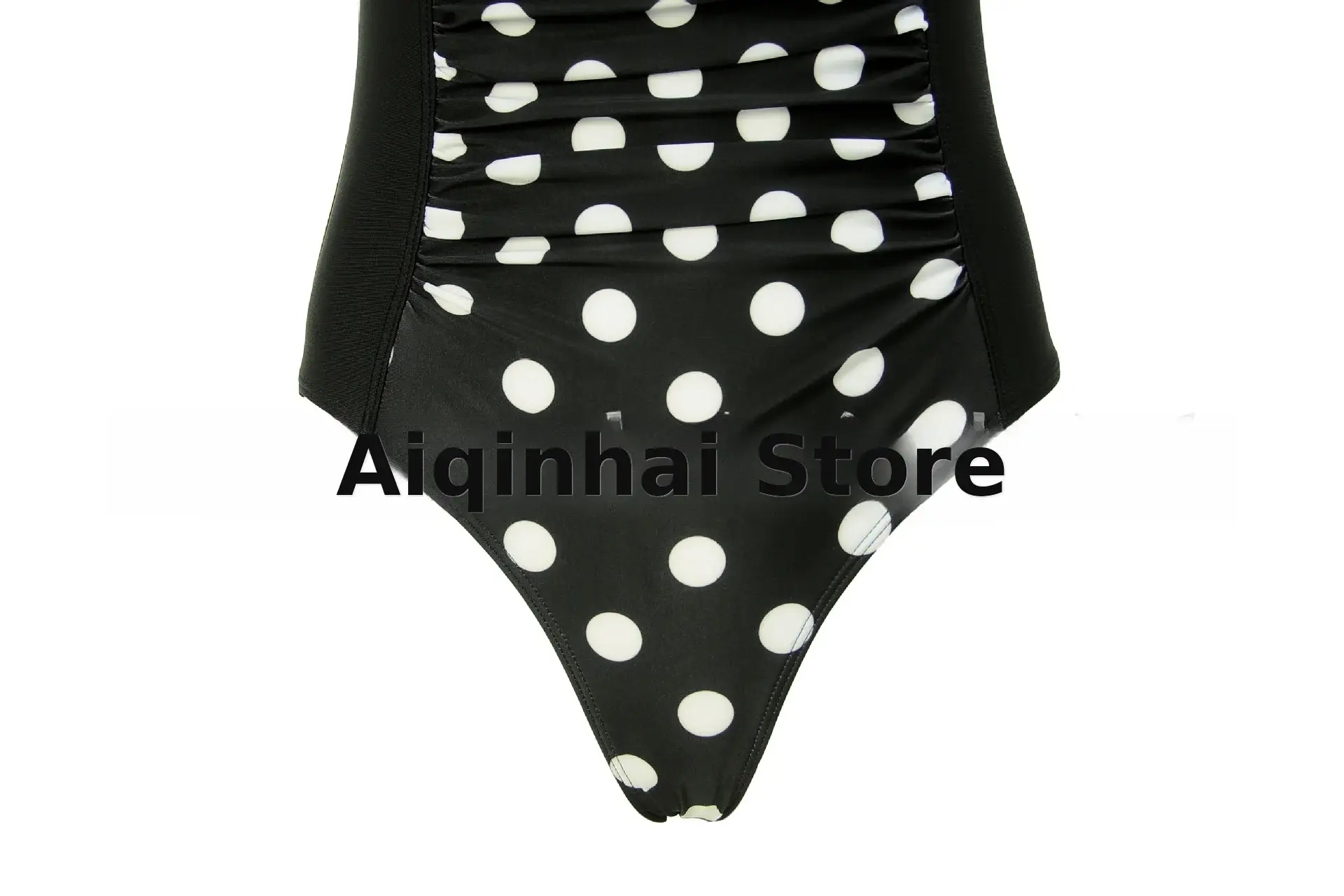 Plus Size Black One-Piece Swimsuit Fat Ready Stock Wholesale — feature 16