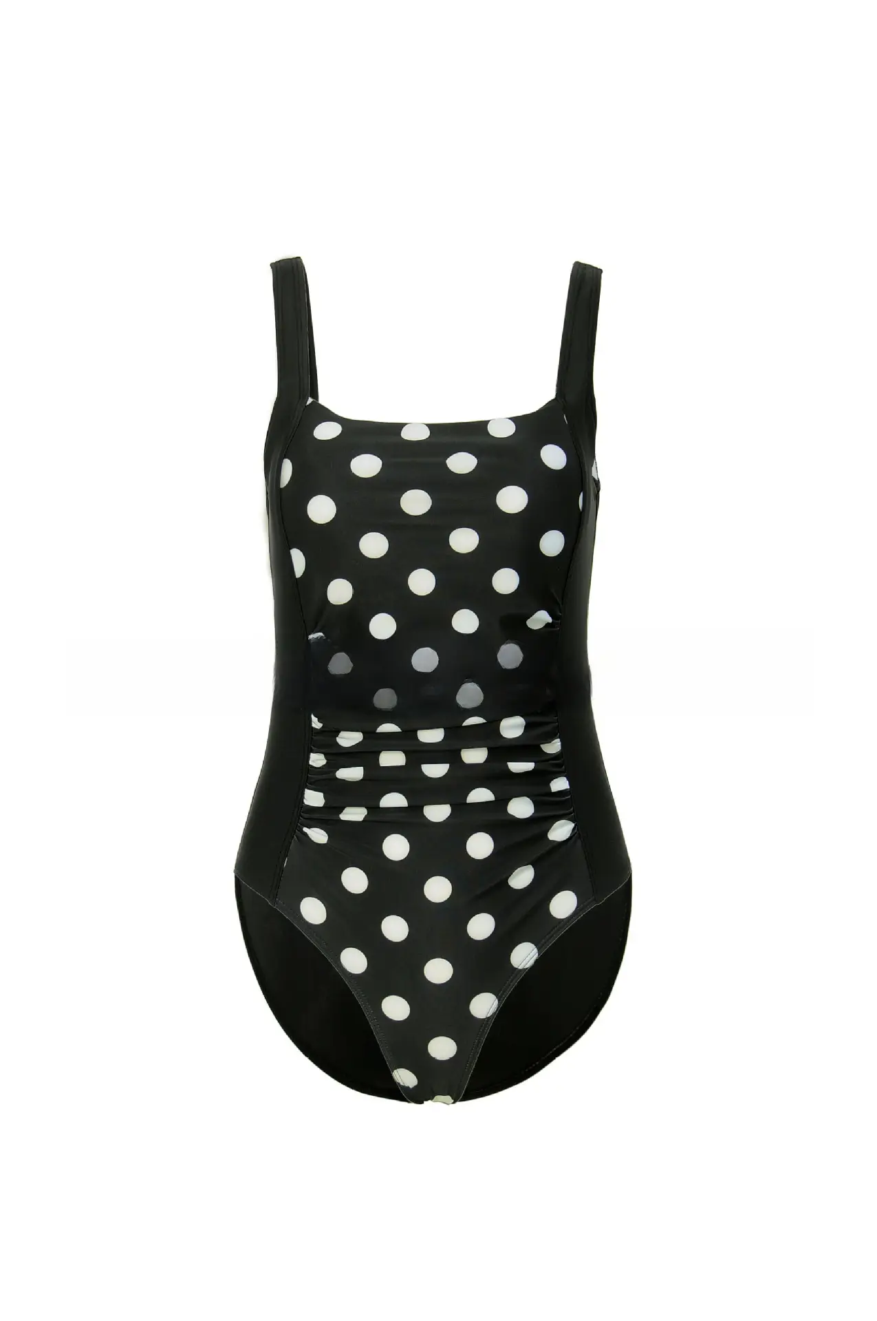 Plus Size Black One-Piece Swimsuit Fat Ready Stock Wholesale - Image 17