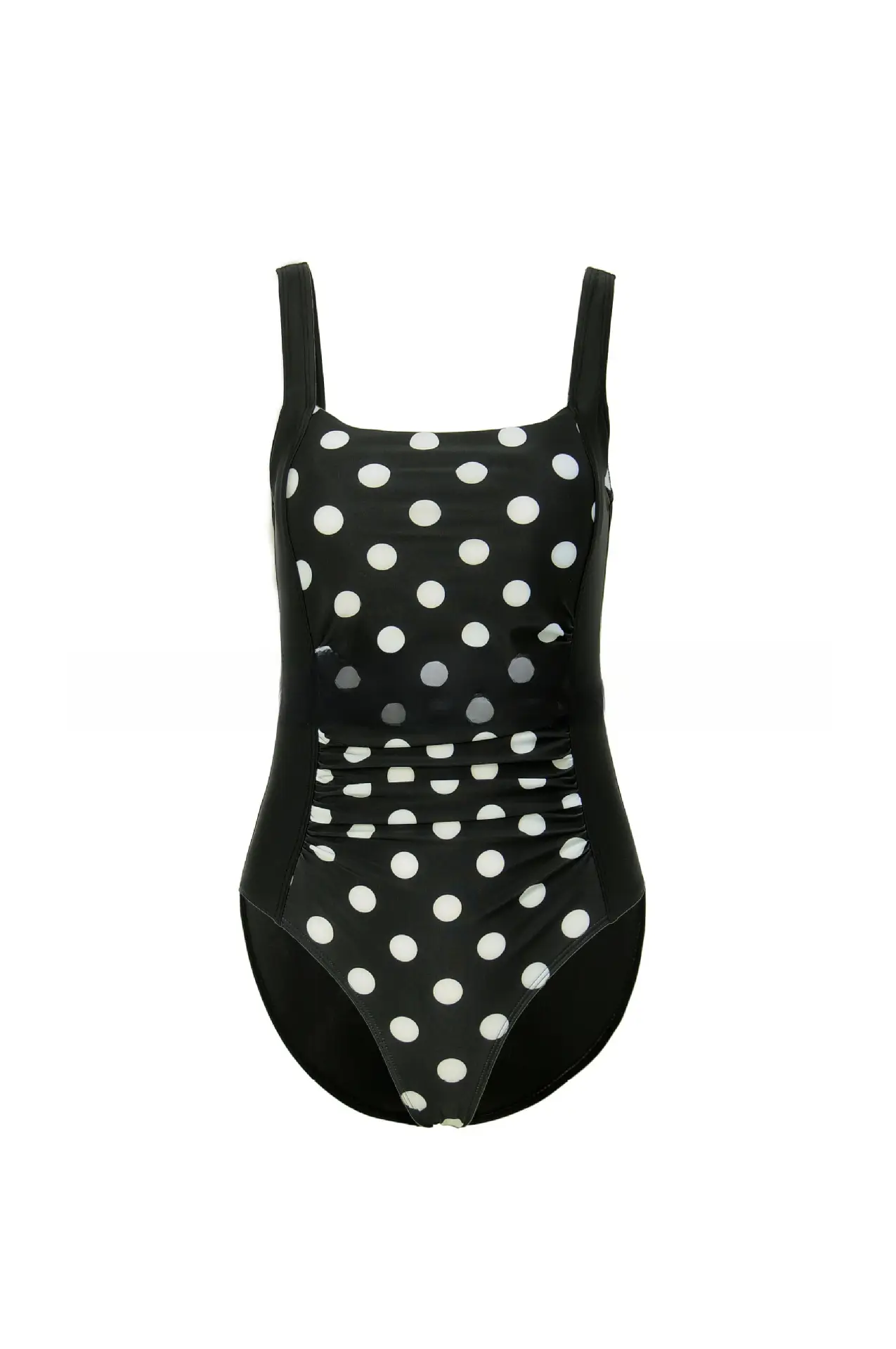 Plus Size Black One-Piece Swimsuit Fat Ready Stock Wholesale - Image 18