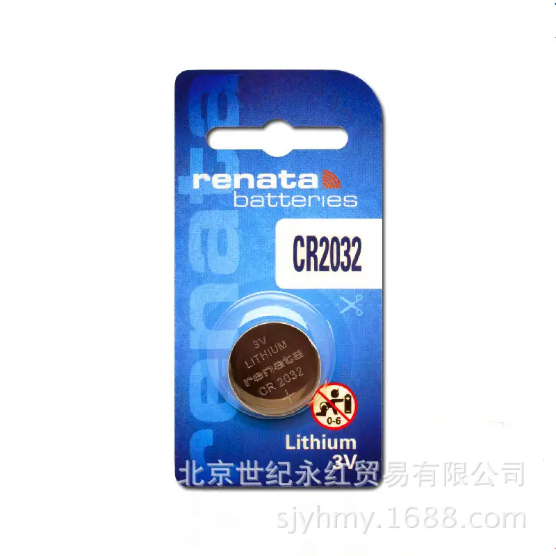 Swiss CR2032 button battery car remote control car key 3V lithium battery remote control battery