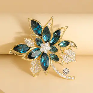Korean Tulip Micro-Inlay Copper Brooch for Women — feature 2