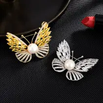 Korean Tulip Micro-Inlay Copper Brooch for Women — feature 25