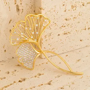 Korean Tulip Micro-Inlay Copper Brooch for Women — feature 7