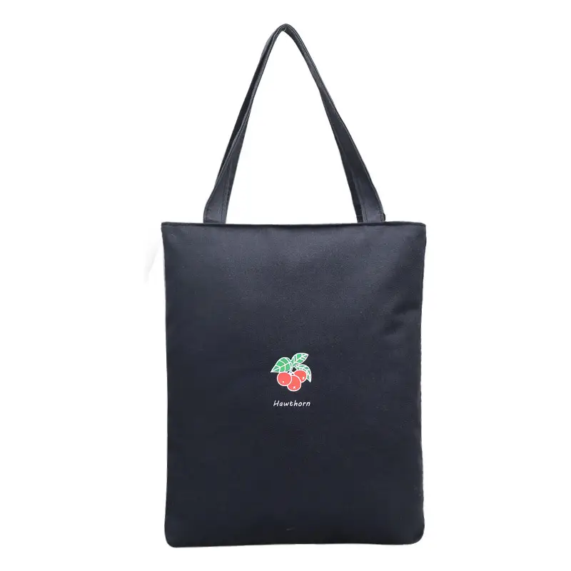 Korean Canvas Shoulder Bag Women Fresh Fruit Design