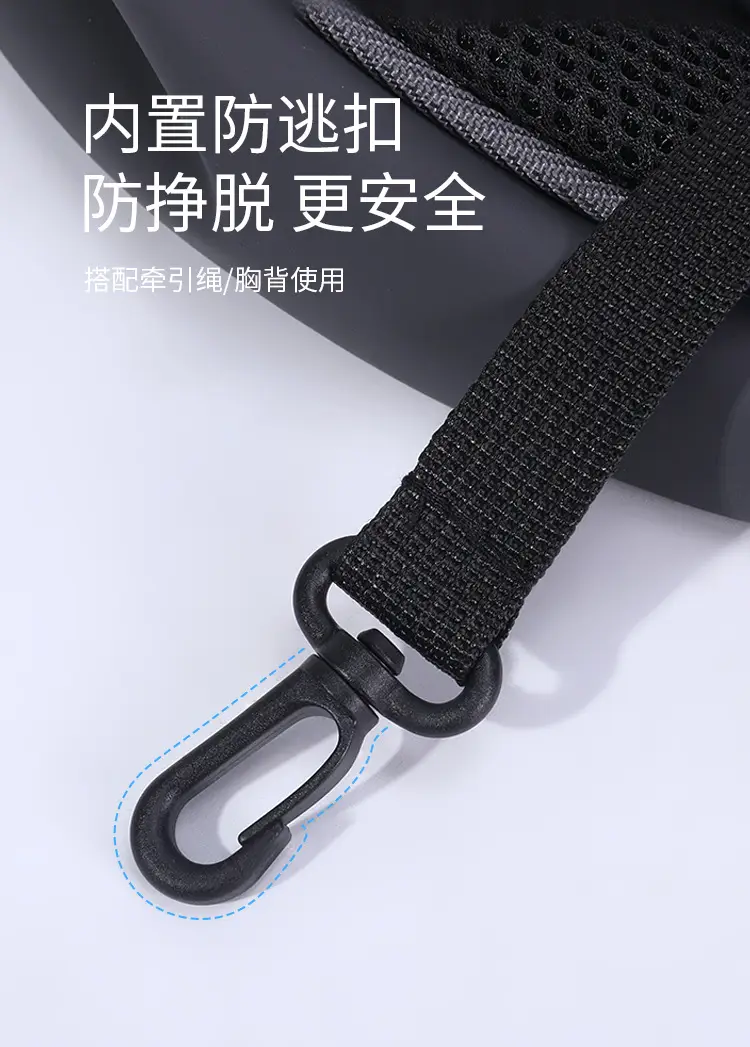 Breathable Mesh Single-Shoulder Pet Bag Green Gray — feature 9