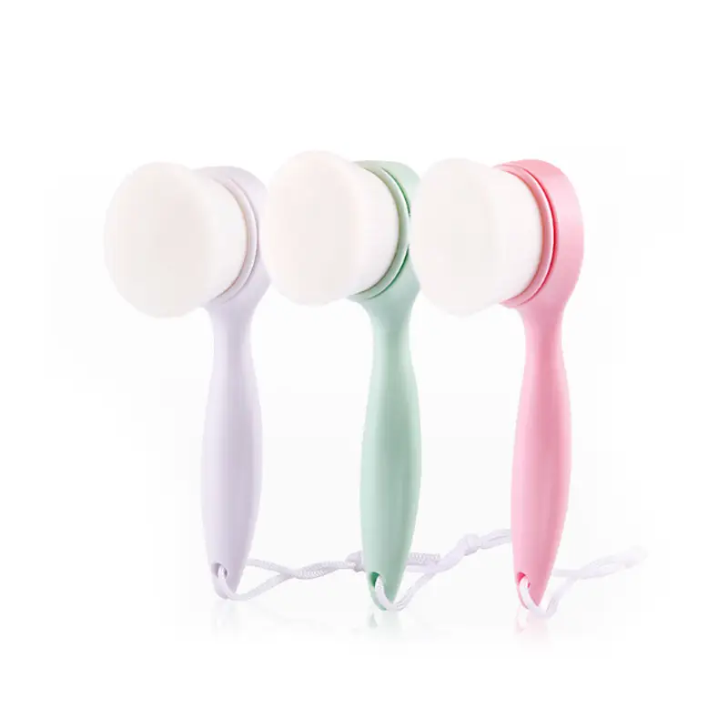 Long Handle Manual Face Washing Brush Multi Color - Image 16