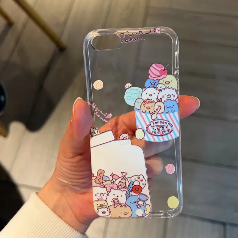 Cute Cartoon 8 Light Oil Embossed 5s Apple 7Plus All-inclusive Phone Case for iPhone6 Fashion Soft Case 4 Generation - Image 7