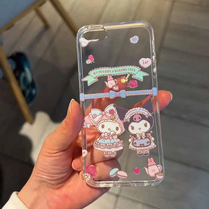 Cute Cartoon 8 Light Oil Embossed 5s Apple 7Plus All-inclusive Phone Case for iPhone6 Fashion Soft Case 4 Generation - Image 9