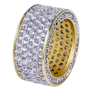 Micro Zircon Straight Round Earrings Gold Plated 6mm — feature 14