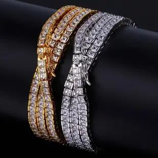 Micro Zircon Straight Round Earrings Gold Plated 6mm — feature 15