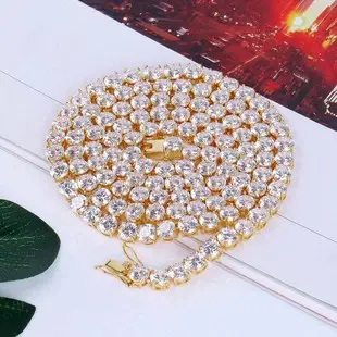 Micro Zircon Straight Round Earrings Gold Plated 6mm — feature 6