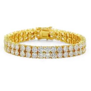 Micro Zircon Straight Round Earrings Gold Plated 6mm — feature 8