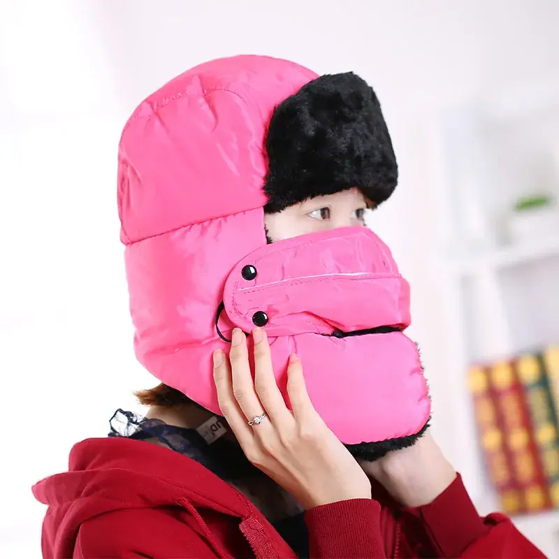 Winter Warm Neck Mask for Men Women Velvet Windproof Cold Hat - Image 7