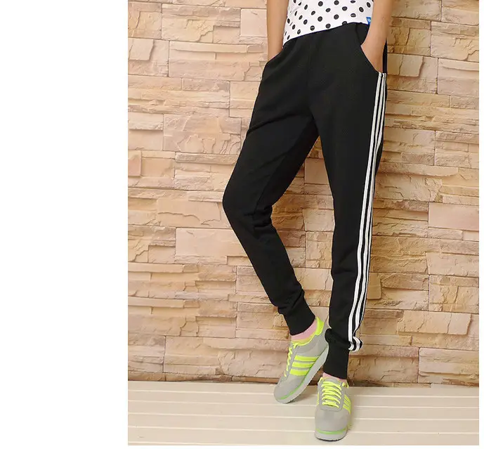 Women Cotton Terry Trousers Spring Autumn Military Style