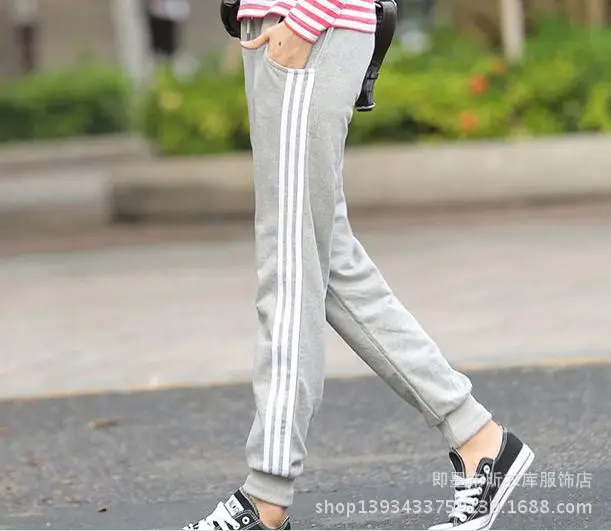 Women Cotton Terry Trousers Spring Autumn Military Style