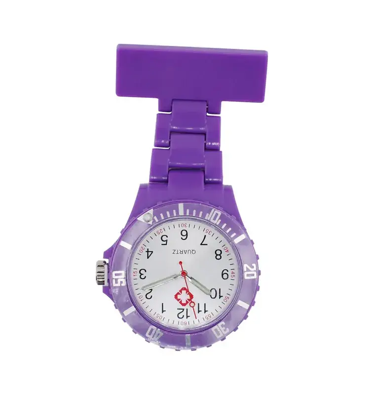 Purple Plastic Nurse Watch with Luminous Pointer - Image 3