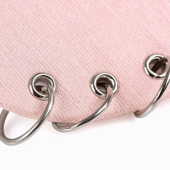 Pink Women's Korean Ring Cap Camerama with Safety Pins - Image 13