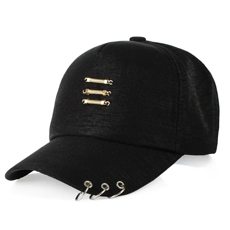 Pink Women's Korean Ring Cap Camerama with Safety Pins - Image 10