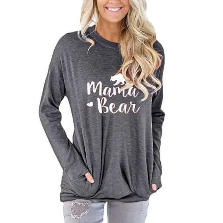 Purple Long Sleeve T-Shirt for Girls with Pocket & Round Neck - Image 11
