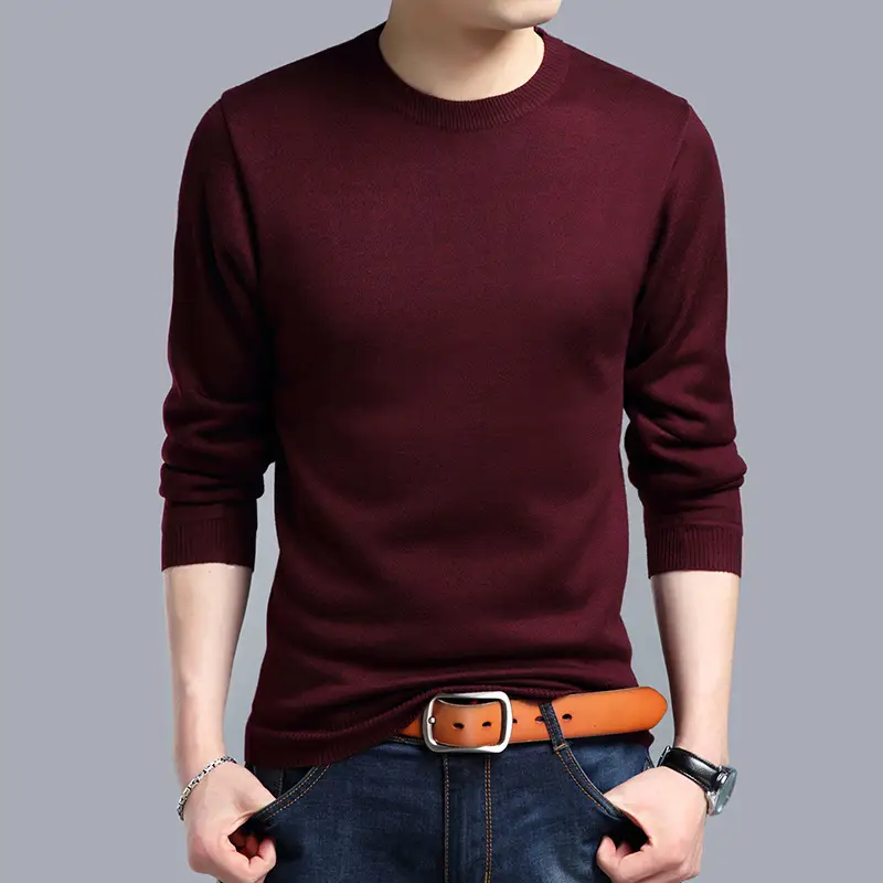 Winter Fleece Lined Long Sleeve T-Shirt for Men - Image 3
