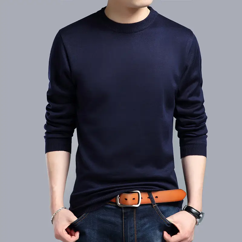Winter Fleece Lined Long Sleeve T-Shirt for Men - Image 4