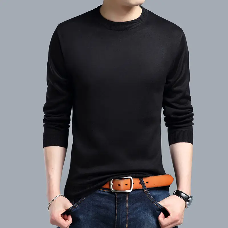 Winter Fleece Lined Long Sleeve T-Shirt for Men - Image 2