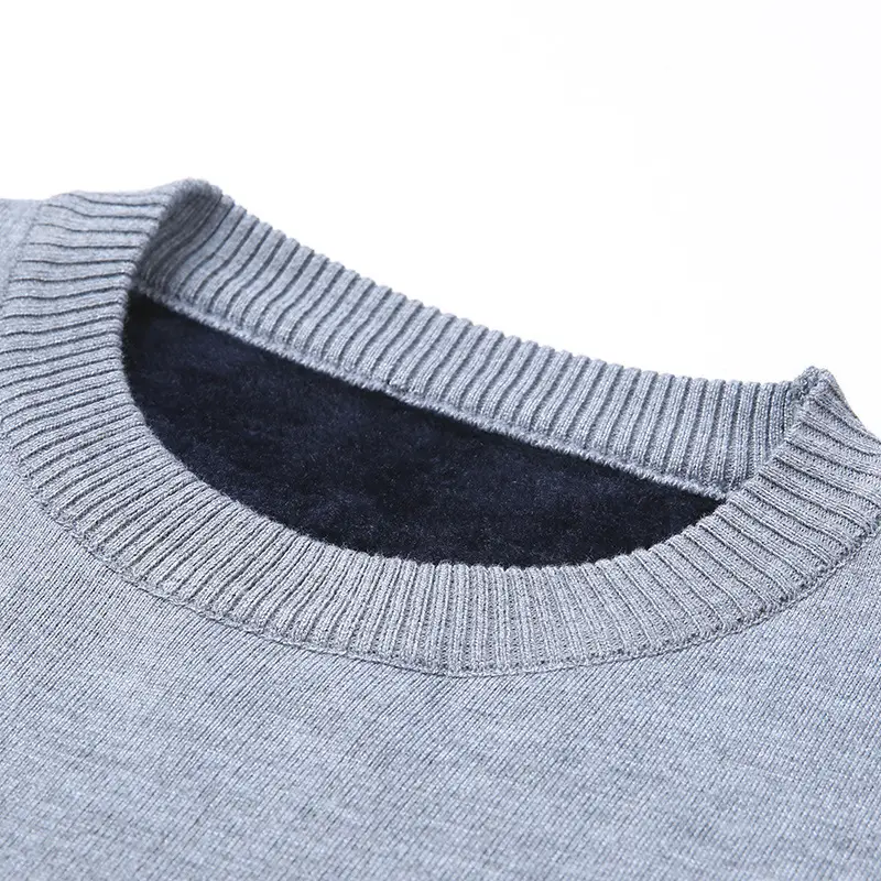 Winter Fleece Lined Long Sleeve T-Shirt for Men - Image 5