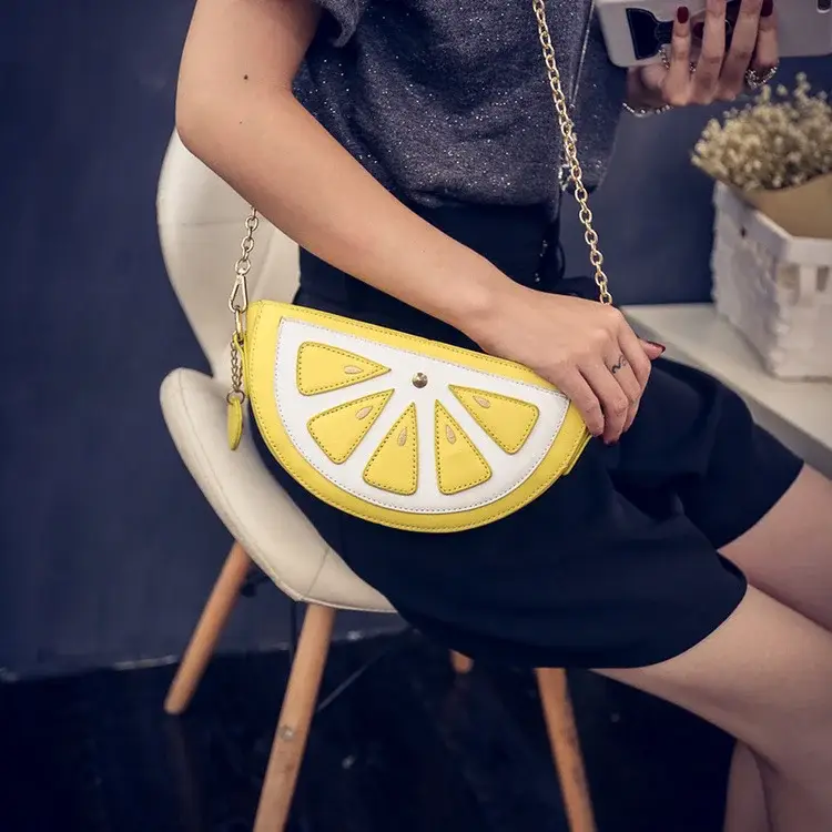2025 Cartoon Fruit Shoulder Messenger Bag Watermelon Lemon — feature 11