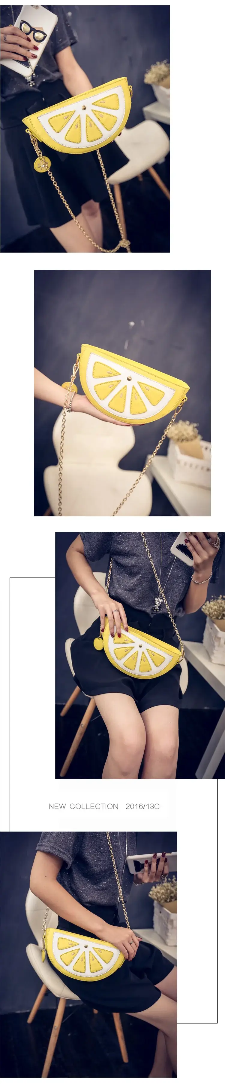 2025 Cartoon Fruit Shoulder Messenger Bag Watermelon Lemon — feature 5