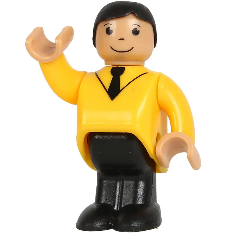 Plastic Construction Worker Toy Character 17