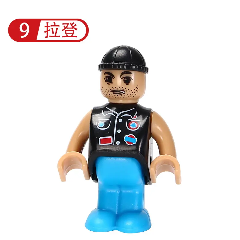 Plastic Construction Worker Toy Character 17