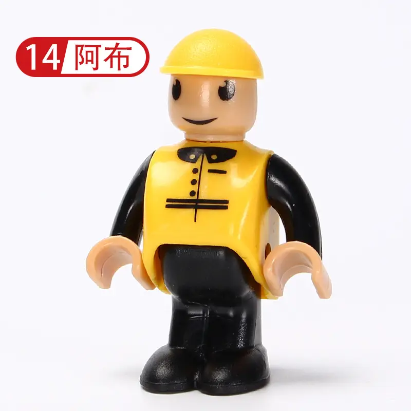 Plastic Construction Worker Toy Character 17