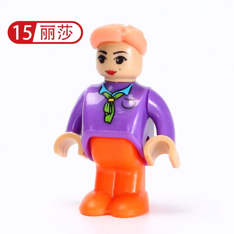 Plastic Construction Worker Toy Character 17