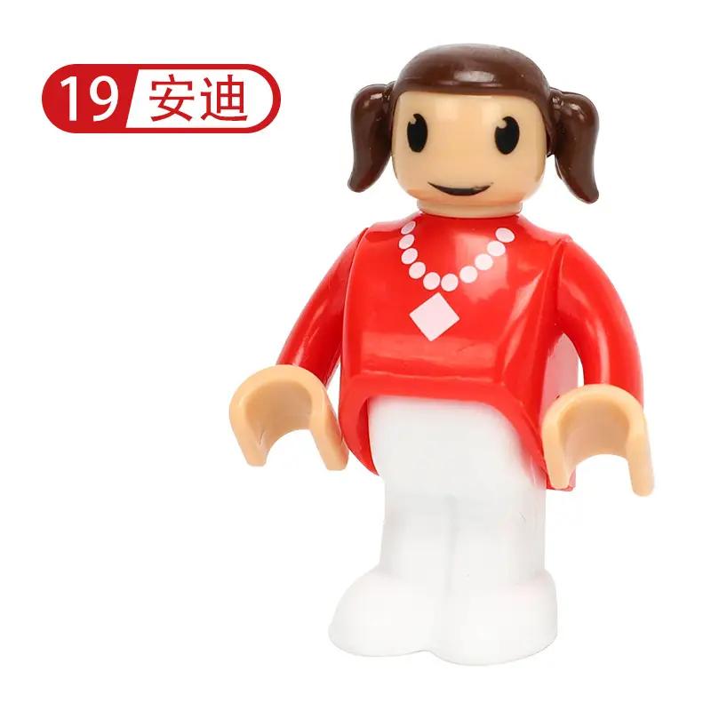 Plastic Construction Worker Toy Character 17