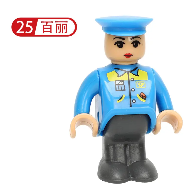 Plastic Construction Worker Toy Character 17