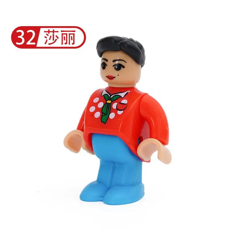 Plastic Construction Worker Toy Character 17