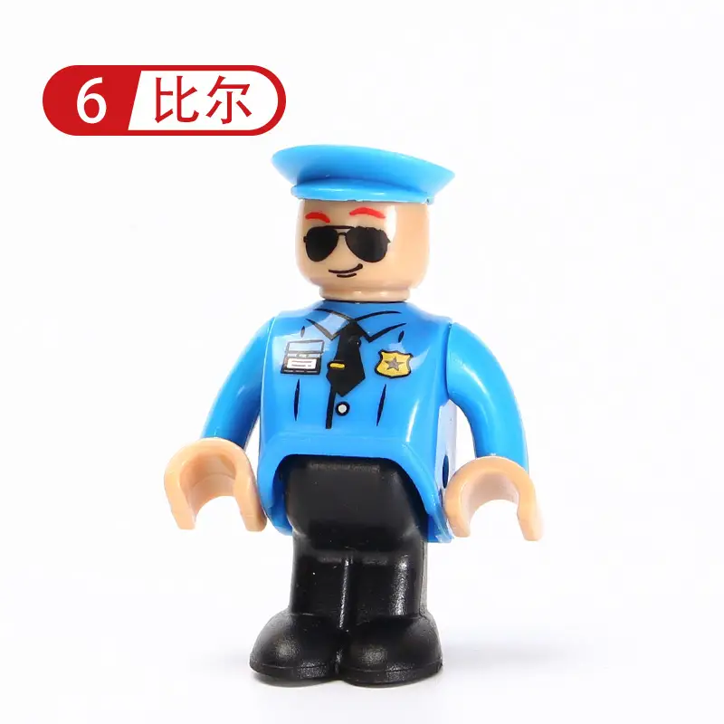 Plastic Construction Worker Toy Character 17