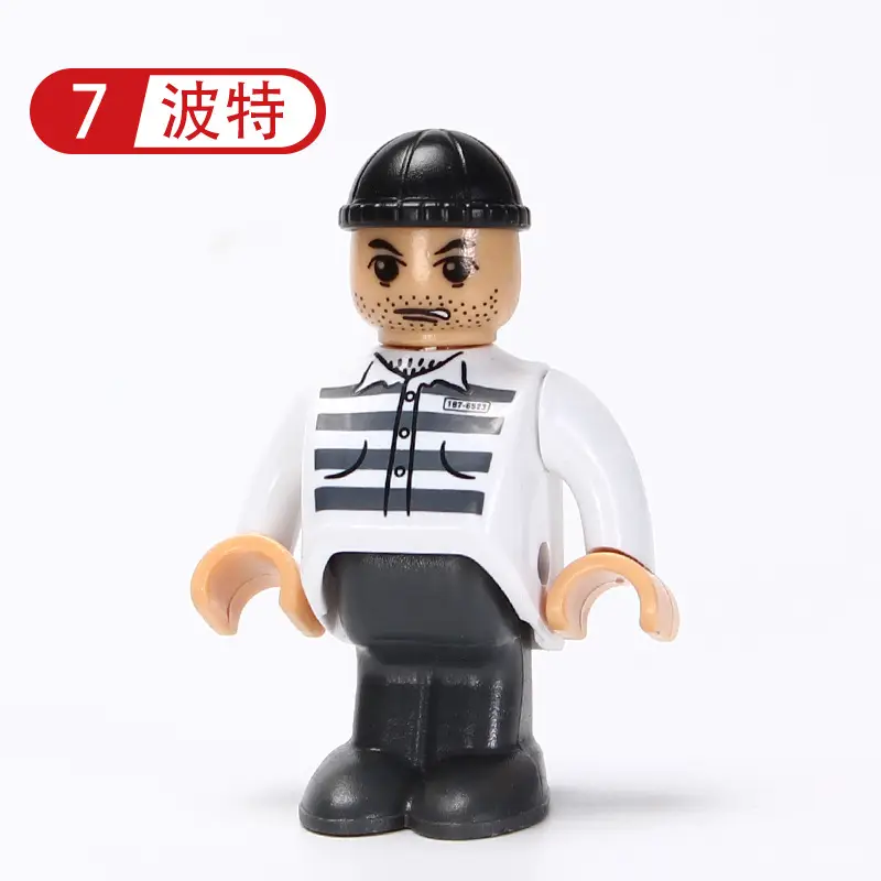 Plastic Construction Worker Toy Character 17