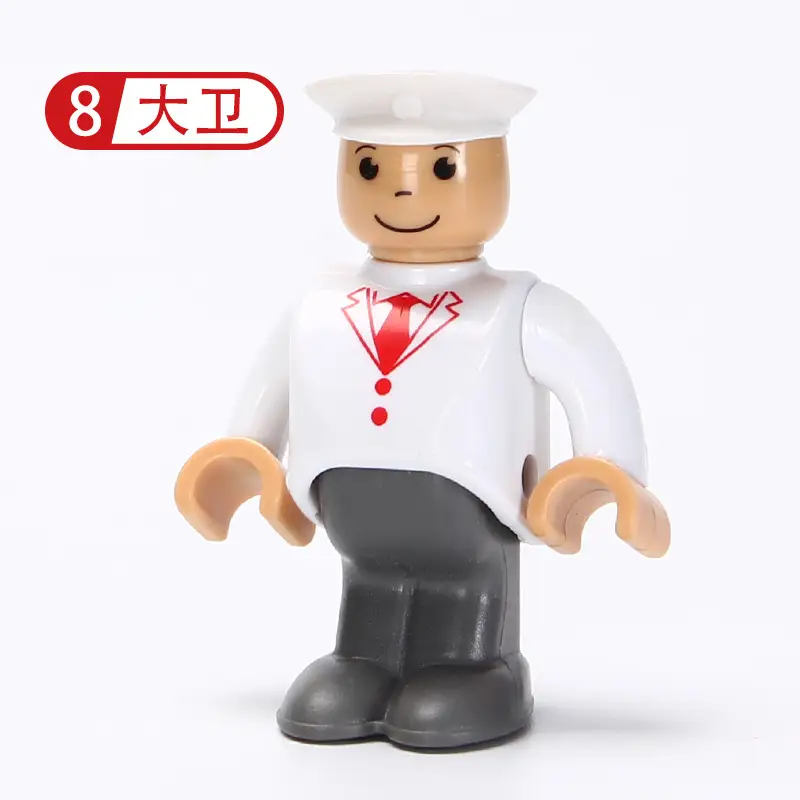 Plastic Construction Worker Toy Character 17