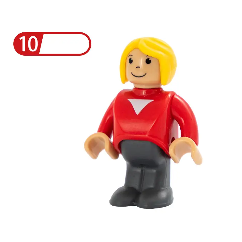 Plastic Construction Worker Toy Character 17