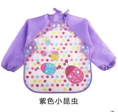 Baby Dinosaur Play Baseball Apron Green Waterproof Long Sleeve - Image 15