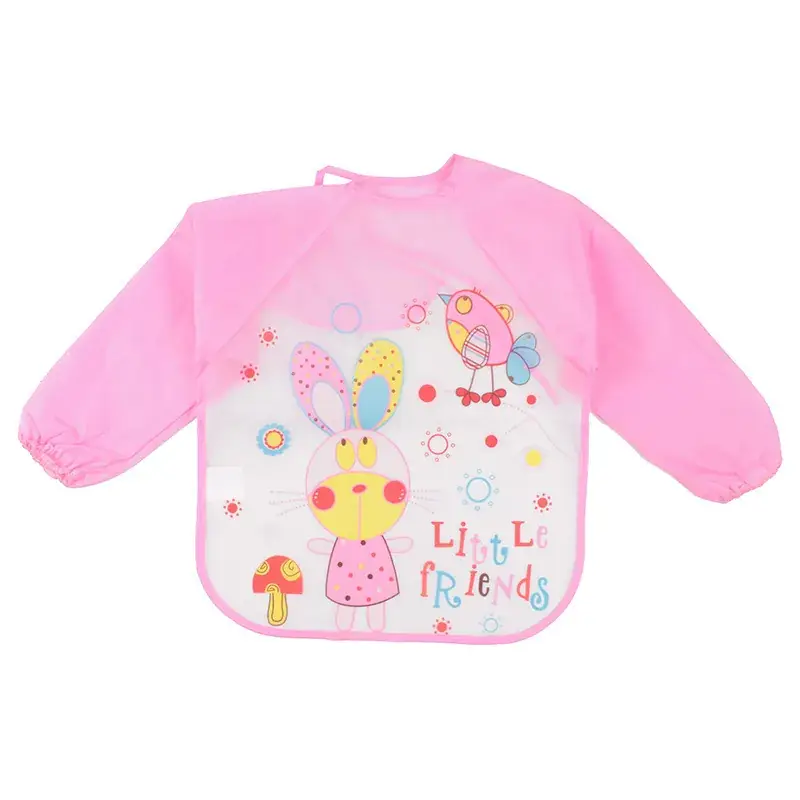Baby Dinosaur Play Baseball Apron Green Waterproof Long Sleeve - Image 16