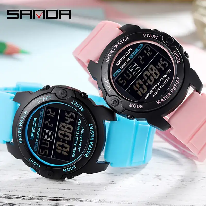 Sanda Multi-Function Digital Sports Watch for Boys Girls