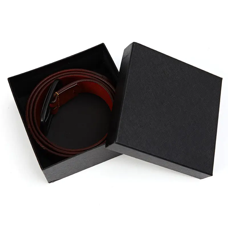 Black Leather Belt Bag for Men Women High-End Wholesale