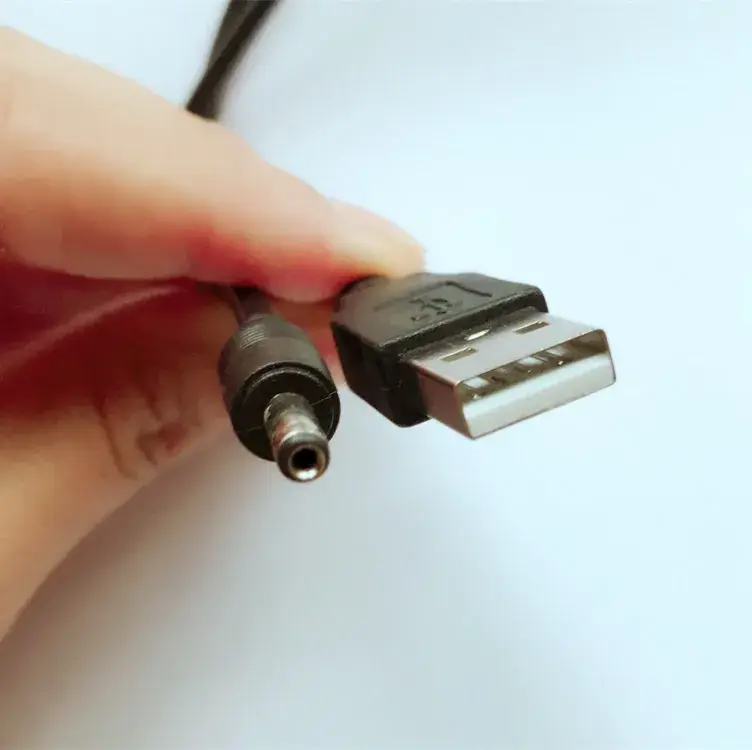 USB to DC3.5 Power Cord 2A Electric Toothbrush Flashlight Toy Fan - Image 3