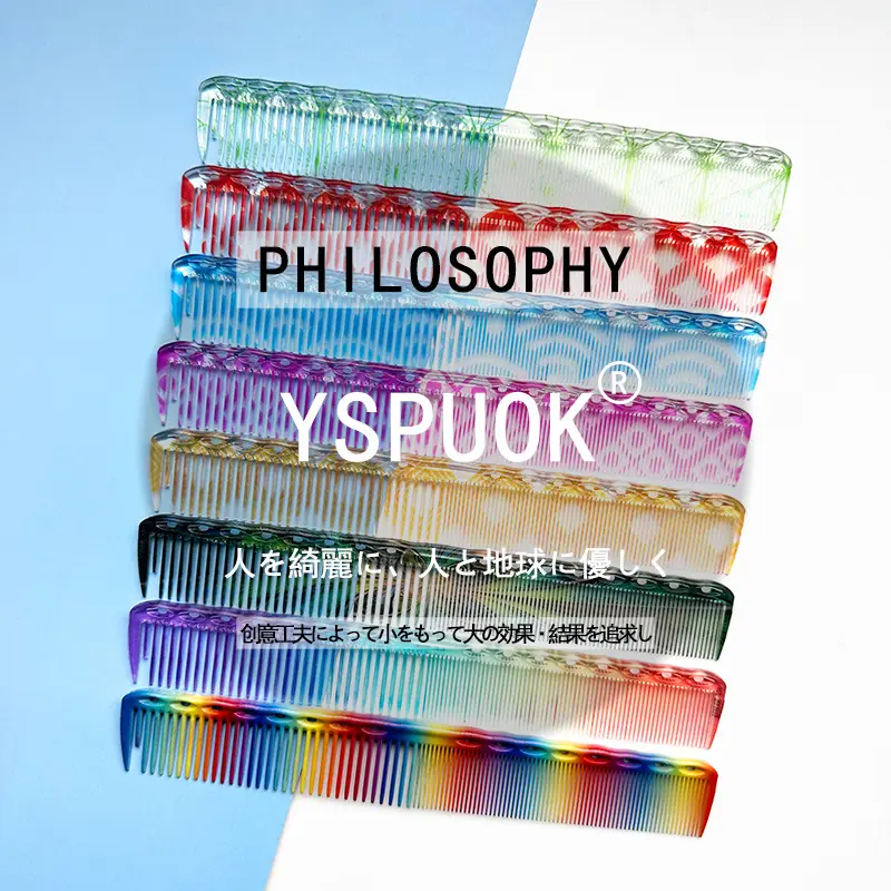YSPUOK Japanese Style Hair Comb Blue Dense Cut 336 - Image 114